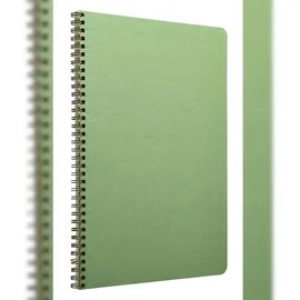 Clairefontaine 5x Spiralbuch Age Bag A4 liniert mit Rand 50 Blatt - Grün 781453C