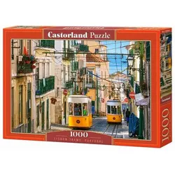 CASTORLAND C-104260-2 Lisbon Trams,Portugal, Puzzle 1000 Teile