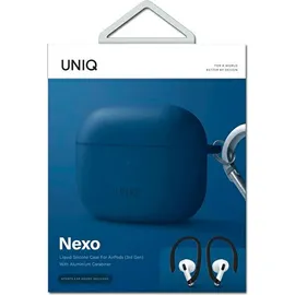 Uniq Nexo Airpods 3 Hülle Mit Ohrhaken blau