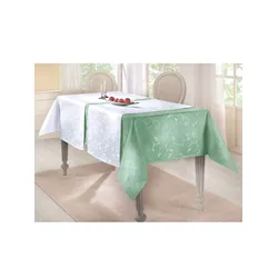 Tischdecke DOHLE & MENK Gr. 3, grün (lindgrün), B:110cm L:160cm, Tischdecken
