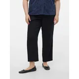 Vero Moda Curve VMJESMILO Ankle Pants Regular Schwarz 48