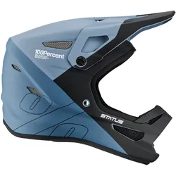 100% Status Jugend Downhill Helm, schwarz-blau, Größe M