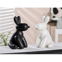 Gilde Tierfigur »Skulptur "Ballonhund"«, schwarz