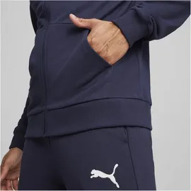 Puma teamGOAL Casuals Kapuzenjacke Herren 06 navy/white M