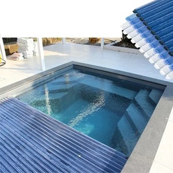 Polycarbonat Lamellen Unterflur-Abdeckung 8,00 x 3,00 Meter