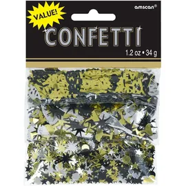 Amscan Konfetti Tischdeko 34 g Silber
