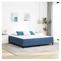 vidaXL Taschenfederkernmatratze Blau 180 x 200 cm Mittelhart