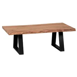 WOHNLING Couchtisch Massivholz akazie 115,0 x 60,0 x 40,0 cm