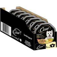 Cesar Hundefutter Nassfutter Huhn, Reis, Gemüse 14 x 150 g