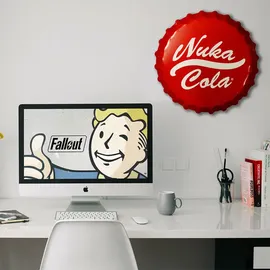 FaNaTtik Metallschild Fallout - Nuka-Cola