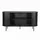 Möbilia Sideboard 140 x 76 x 40 cm Schwarz