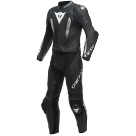 Dainese Laguna Seca 5 Perforierter Lederanzug - Black / Black / White - 48