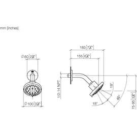 Dornbracht Kopfbrause chrom 28505979-00