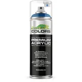 COLORS Premium Acrylic Sprühfarbe 400ml – Hochdeckender Sprühlack für Innen & Außen, Spraydose für DIY-Projekte - RAL 5017 - Verkehrsblau Glanz