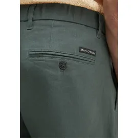 Marc O'Polo Leinenhose mit Gürtelschlaufen Modell 'OSBY jogger Oliv, 34/32