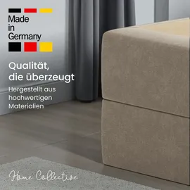 home collective Boxspringbett 90 x 200 cm H2 Beige