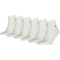 TOMMY HILFIGER Herren Socken, 6er Pack - Men's Quarter, ECOM Weiß 47-49