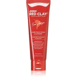 Missha Amazon Red ClayTM Tiefenreinigungsschaum mit Ton 120 ml