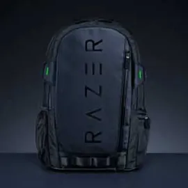 Razer Rogue V3 Black Edition - Kompakter Reise Rucksack (Fach für Laptop bis 15 Zoll, Abriebfest, Außenhülle aus Polyester) Schwarz