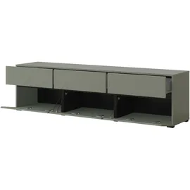 INOSIGN Lowboard »Cross, moderne grifflose TV-Kommode,3 Klappen/3 Schubkästen«, Breite 180 cm, TV-Schrank mit viel Stauraum, TV-Board