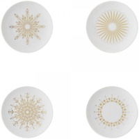 Rosenthal Teller-Set flach TAC Gropius Festive Cebration Stars (10cm) (4-teilig)