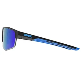 Uvex Axos Set One Size Black Matt/Mirror Blue