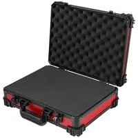 HMF 15502-03 Transportkoffer mit Rasterschaumstoff, Universalkoffer, 39 x 29