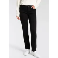MAC Slim-fit-Jeans MELANIE mit Stretch, in 4-Pocket-Form schwarz 36
