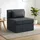 Homcom Schlafsessel 75 x 74 x 80 cm Dunkelgrau mit Kissen