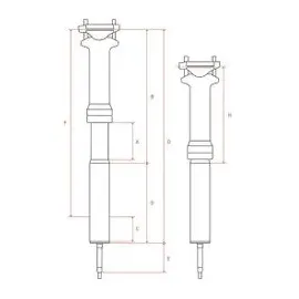 DT Swiss Sattelstütze (27.20 mm - Ultraleicht für Cross Country