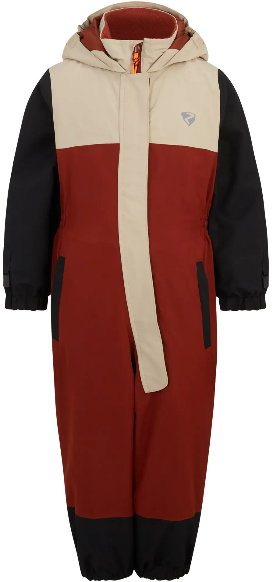 Schneeoverall ZIENER "ANUP", Kinder, Gr. 92, EURO-Größen, braun, Farbel:fiery red:Obermaterial:100%Polyester, Farbe:dark jungle, dark navy:Obermaterial:1.100% Polyester, 2.72% Polyester, 28%Polyester recycled, Farbe:woody brown:Obermaterial:1.100%Polyester, 2.60%Polyester, 40%Polyester recycled;Futter:1.100%Polyamid, 2.100%Polyester;Wattierung:80%Schurwolle, 20%Polylactid, Overalls