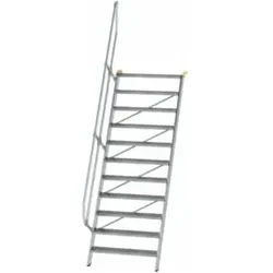 MUNK Aluminium-Treppe Stufen 60° 11 Stufen