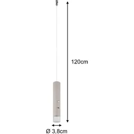 GLOBO Lighting Akku-Pendelleuchte PELO - Beige