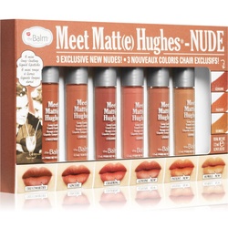 theBalm Meet Matt(e) Hughes Mini Kit Set mit flüssigen Lippenstiften