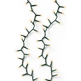 Lumineo Lichterkette Compact 500 LED klassisch warm außen 11 m grün - Grün