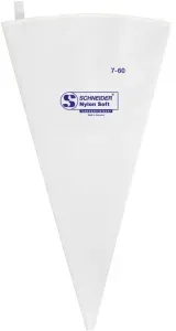 SCHNEIDER NYLON Soft Spritzbeutel, Mehrmals verwendbare Spritztüte aus synthetischem Gewebe mit Spezialbeschichtung, Größe: 7 – 60 cm