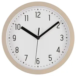 IB Laursen Wanduhr Classic in verschiedenen Farben, Höhe 4, Ø 20 cm, Sand