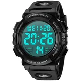 BEN NEVIS Herren Uhren Digital Sport Outdoor Armbanduhr 5 ATM wasserdichte Uhr mit Alarm/Kalender/Stoppuhr/Stoßfest