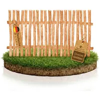 BooGardi Lattenzaun 180 x 60 cm Braun/Holz
