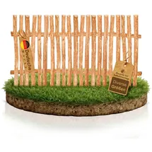 BooGardi Lattenzaun 180 x 60 cm Braun/Holz