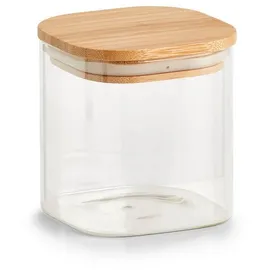 Zeller Vorratsglas eckig mit Holzdeckel 640 ml 1 St.