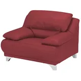 Höffner Sessel Maranello rot ¦ Maße (cm): B: 118 H: 86 T: 93