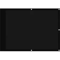 vidaXL Seitenmarkise 75 x 800 cm Schwarz Polyester