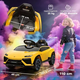 aiyaplay Kinder Elektroauto 12V Lamborghini Gelb