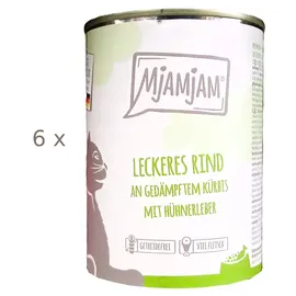 MjAMjAM Leckeres Rind an Kürbis 6 x 400 g