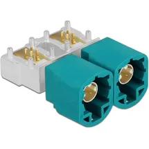 DeLock HSD Z Stecker 2 x PCB 90356 90356 Blau Inhalt: 1St.