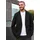STREET ONE MEN, Herren, Gr. XXL (46), schwarz, Web, 79% Baumwolle, 19% Polyester, 2% Elasthan, Strukturmuster, comfort fit normal, V-Ausschnitt, Bündchen, Jacken Funktionsjacke, mit Reverskragen