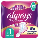 Platinum Normal (Größe 1) Damenbinden Mit Flügel