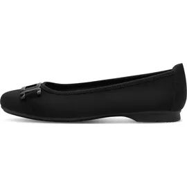 Jana Damen 8-22166-45 Ballerina, Schwarz, 39 EU