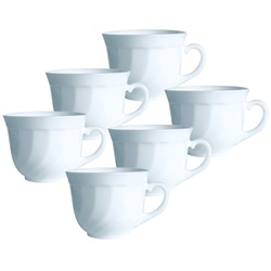 Emilja Tasse Trianon Obertassen 22cl – 6 Stück Kaffeetasse Teetasse